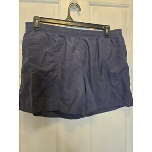 Columbia Men’s Swim Trunks Solid Xl Navy Blue Casual Beach Vacation